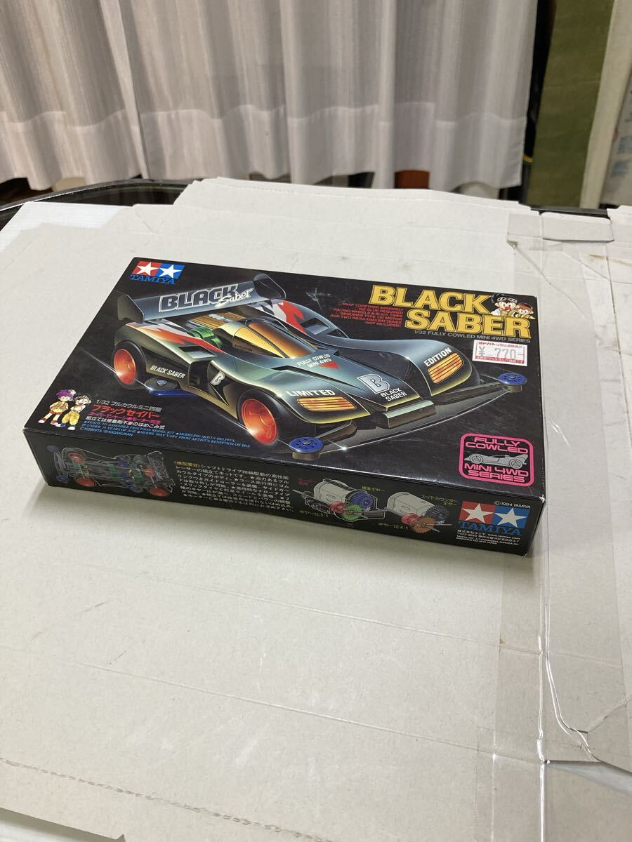 新品】当時物 1994タミヤ フルカウルミニ四駆 ブラックセイバー
