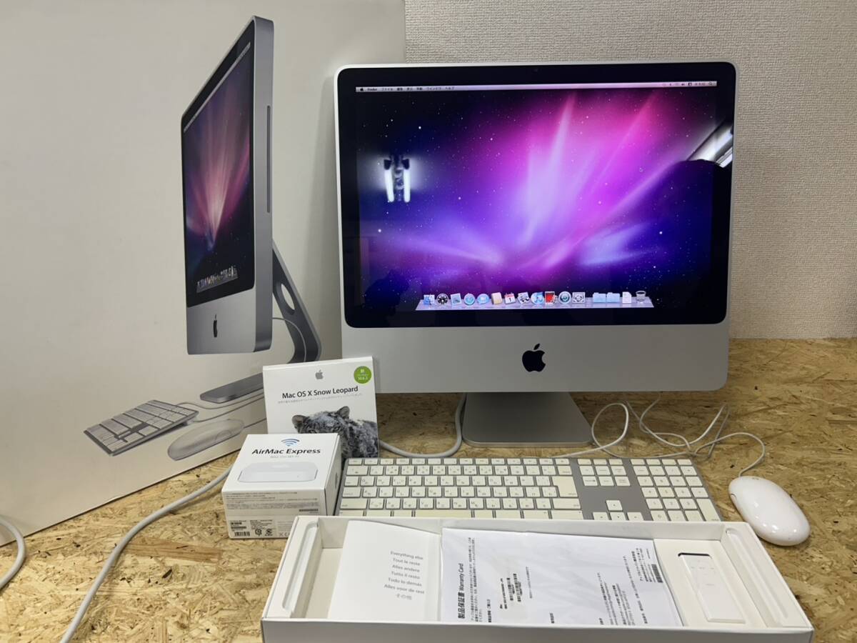 ◇◇通電確認のみ/apple アップル/iMac 2007/A1115/Mac OS X 10.10.3