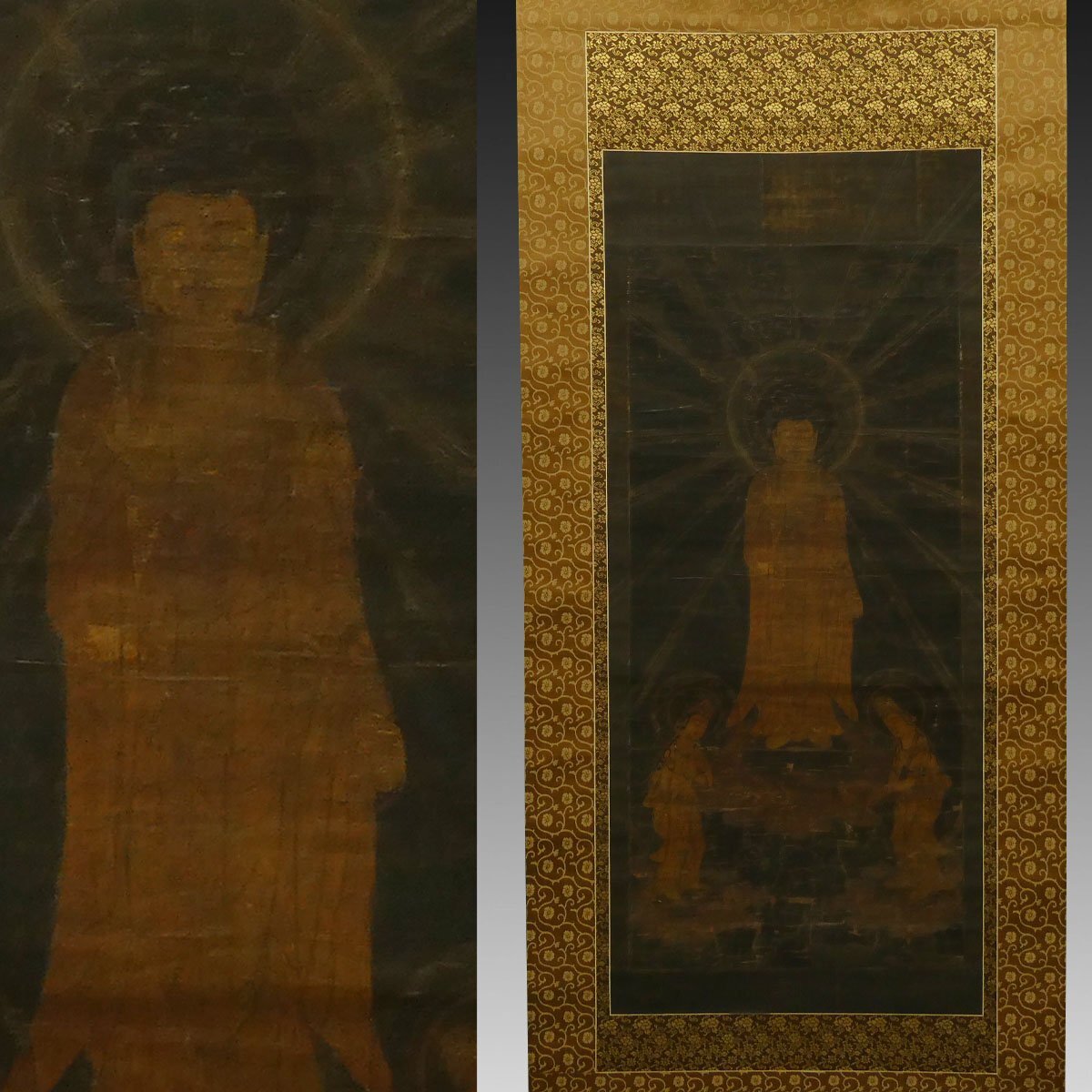 ☆蔵出し！美品／日本画・仏画☆江本象岳【観音菩薩】真作保証！の落札