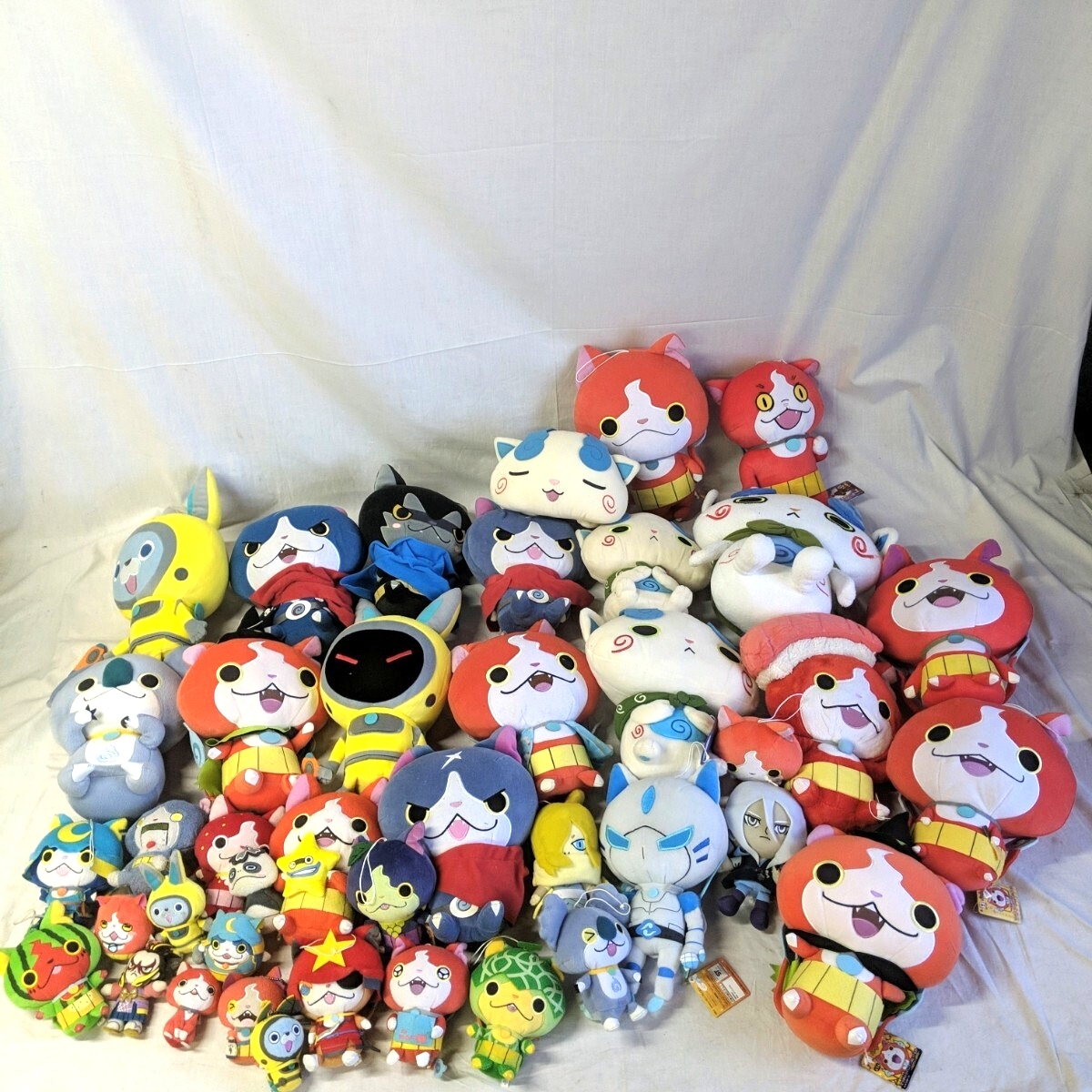 中古】妖怪ウォッチ ぬいぐるみ ジバニャン コマさん USAピョン ふぶき