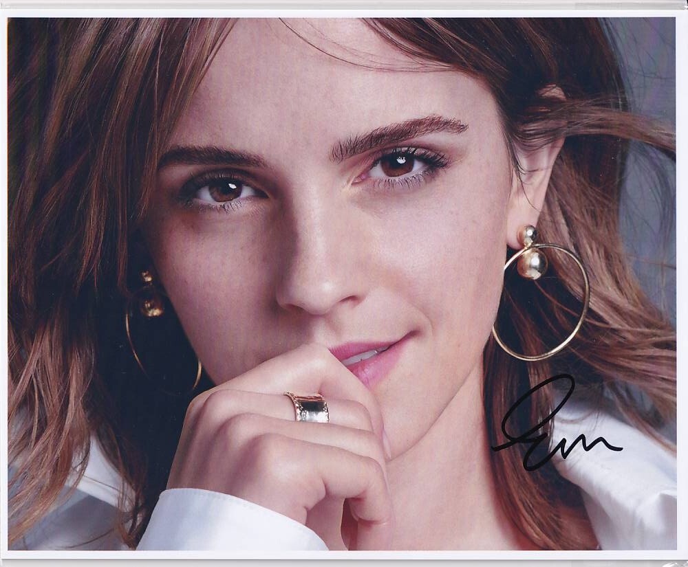 エマ・ワトソン Emma Watson 直筆サイン入り写真 証明書付き ハリー