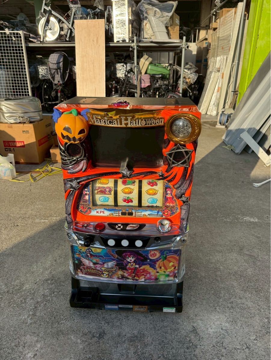中古】初代 マジカルハロウィン パチスロ 実機 激レア パネル kpe 4