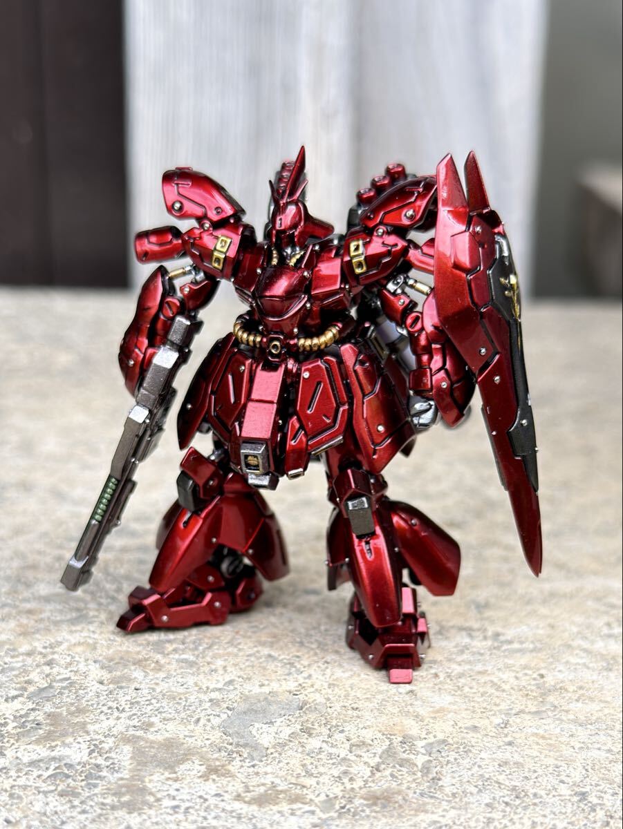 MGマスターグレードSAZABIサザビーキャンディメタリック塗装済み完成品