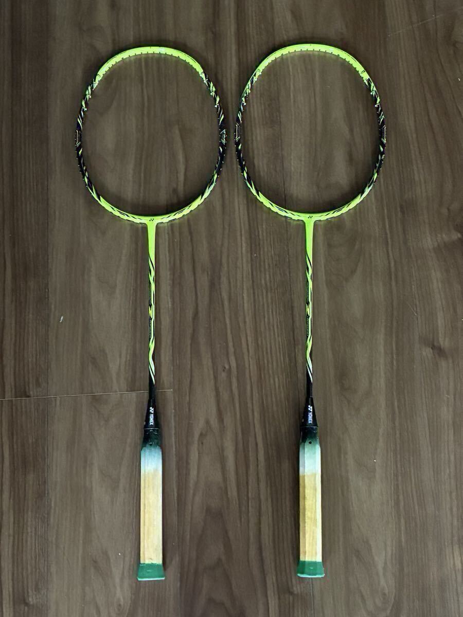 中古ナノレイ750 ガット色ピンク/YONEX/nanoray/3UG5/20～25lbs