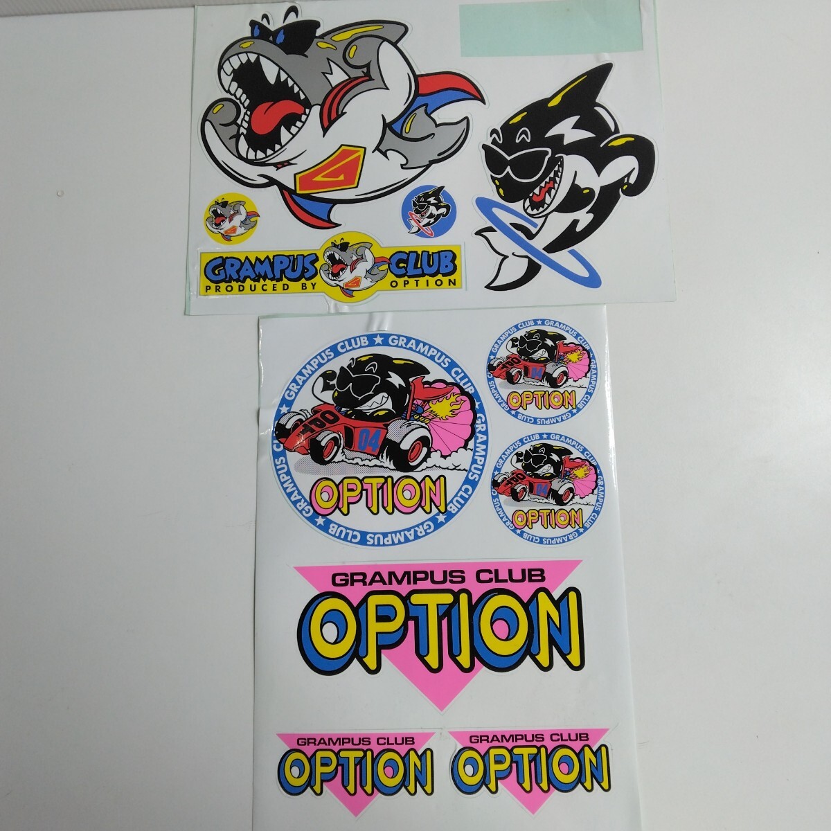 OPTION オプション ステッカー5枚！・・・KP61に貼るつもりでしたがの 