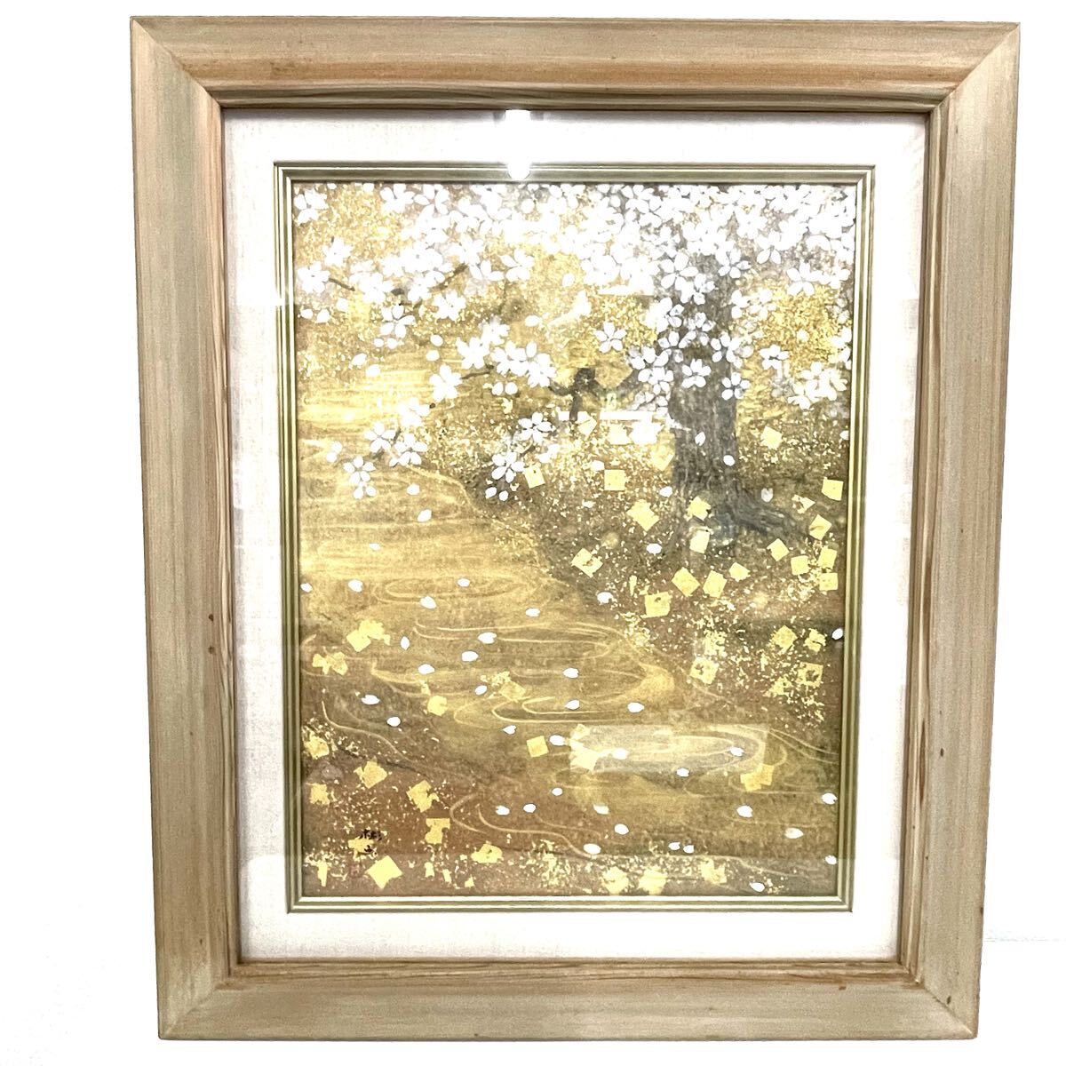 絵画】金謙伊 油彩画 麦畑 風景画 額入り 韓国 黄麦 48×57cmの落札情報
