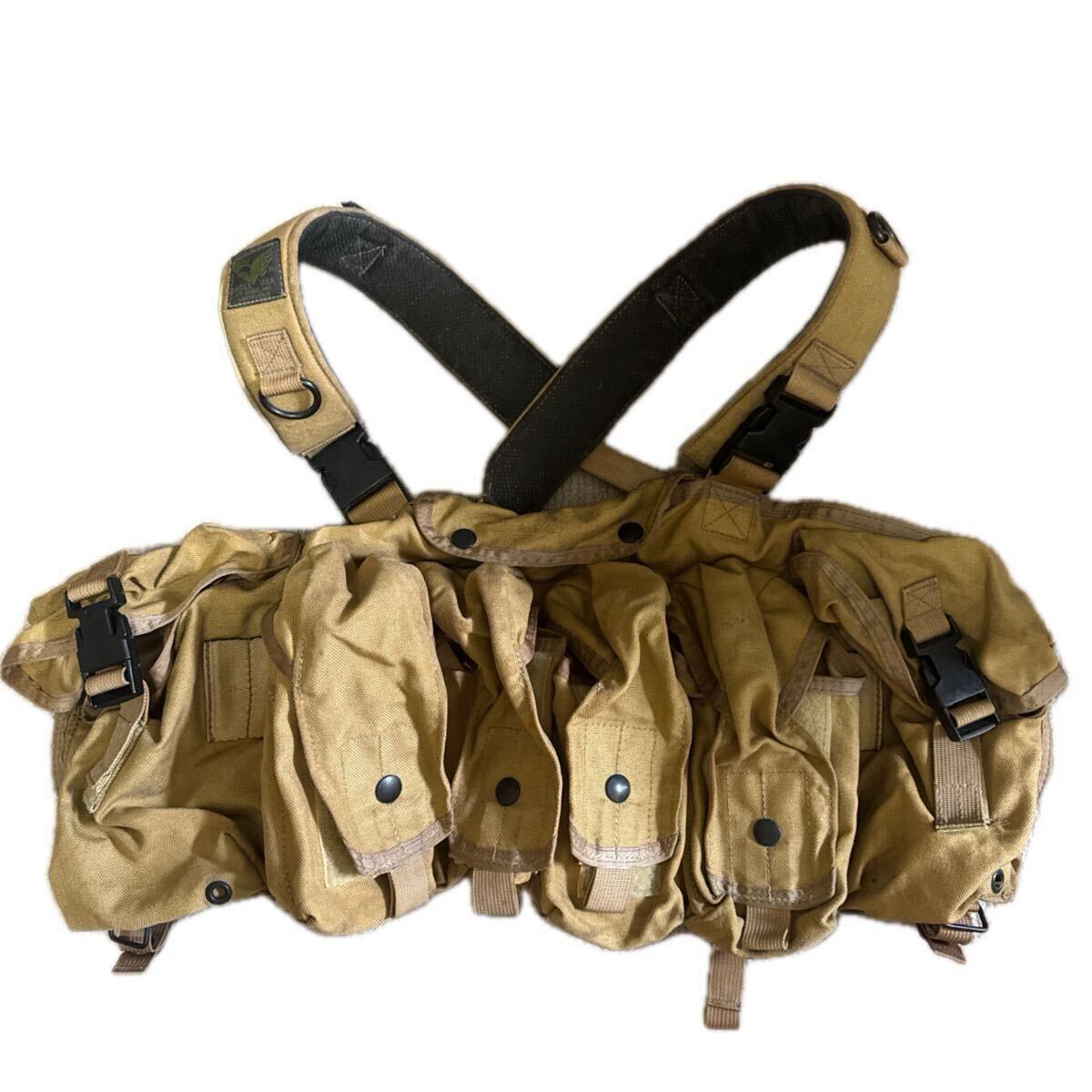 実物 米軍放出品 LBT-1879B スプリット チェストリグ OD 旧タグ (seals