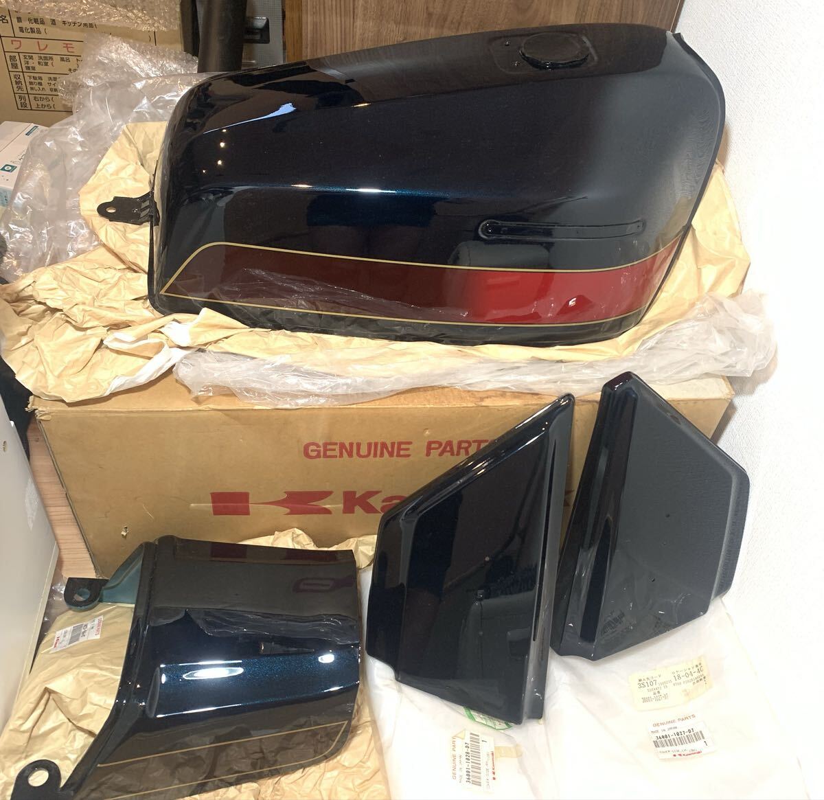 中古】当時 Z400FX E4 ルミナスガンブルー E1 E2 E3 XJ 純正 希少 国内