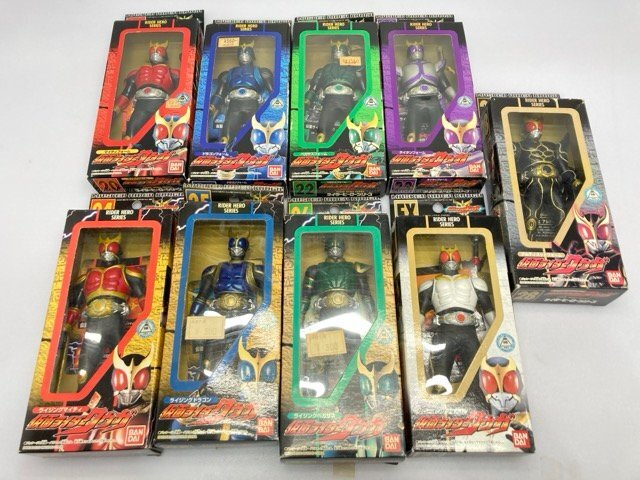 仮面ライダー ソフビ セット ライダーヒーローシリーズ 栄光の10人