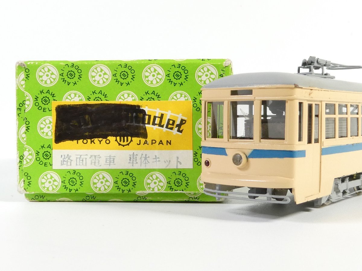 HO〉KAWAI／2軸路面電車(M)・旧形車ポールタイプ（完成品）№12の落札