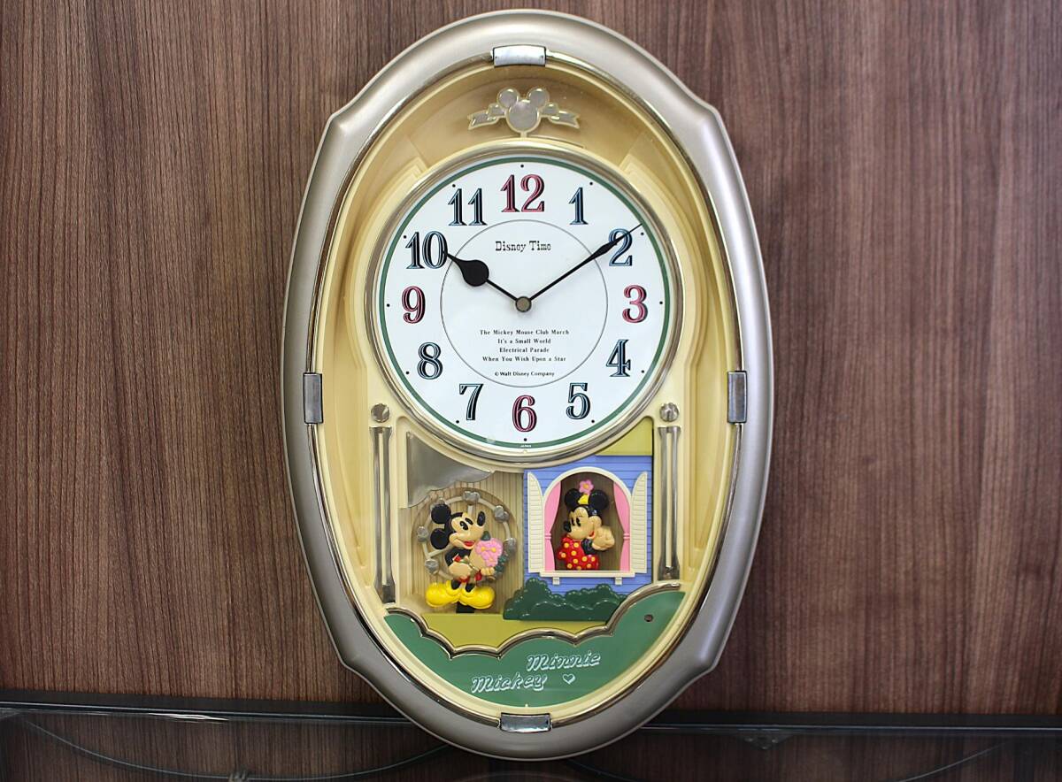 ☆ Disney Time ファンタジア からくり時計 FW668B 中古 ジャンクの