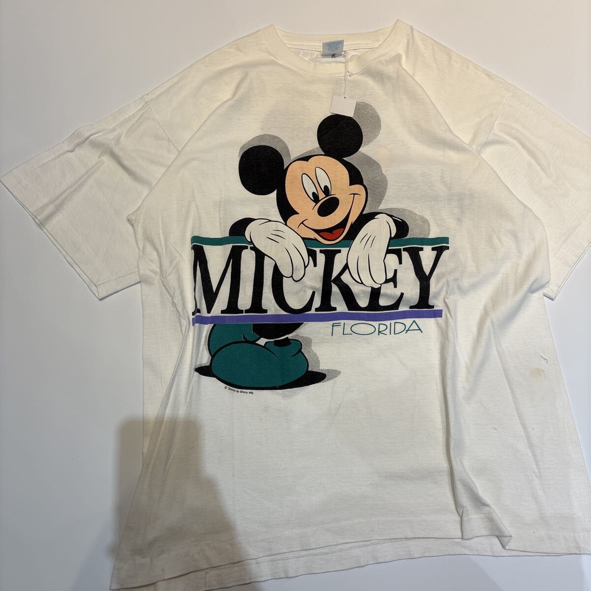 新品】新品 ミッキーマウス FUCK パロディ プリントTシャツ L//ミニー 