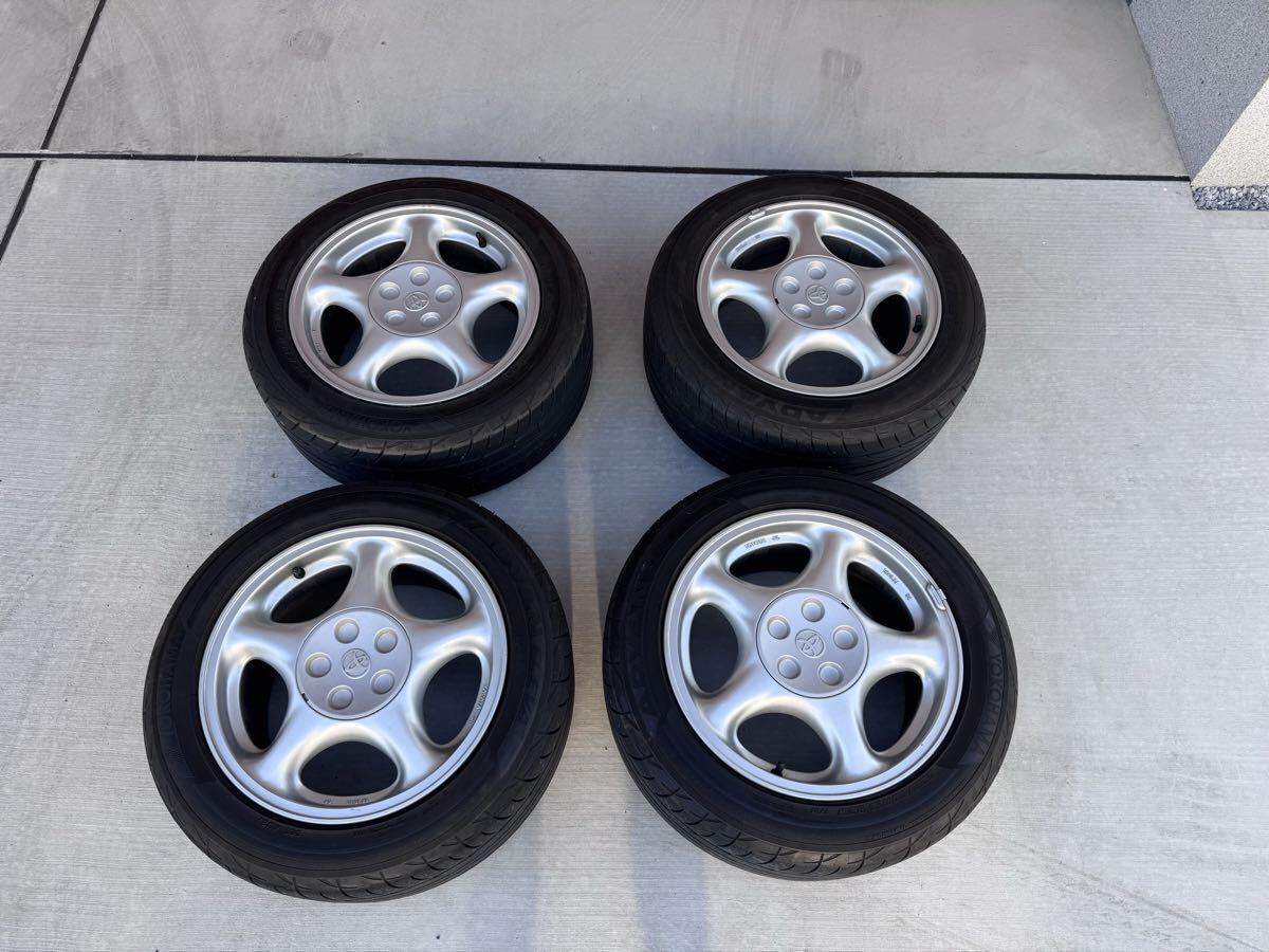 A369MZ トヨタ 70スープラ純正 15×6.5J 5/114 +35 アルミホイール 4本 