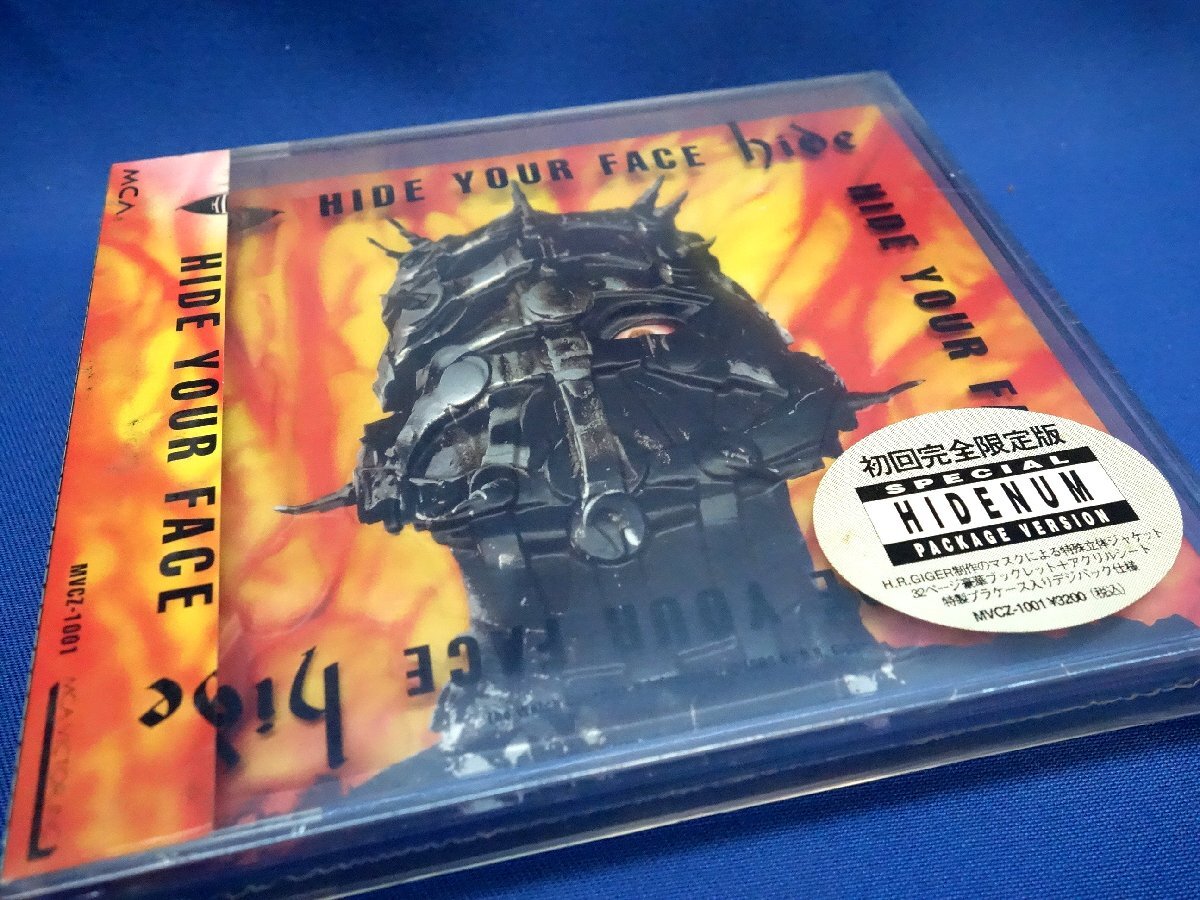 未使用】hide『HIDE YOUR FACE』 BIGプリントTシャツ【 黒 Lサイズ】H