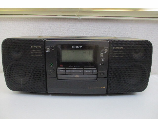中古】【美品】sony/ソニー☆ソナホーク ZS-7 CDラジカセ☆リモコン