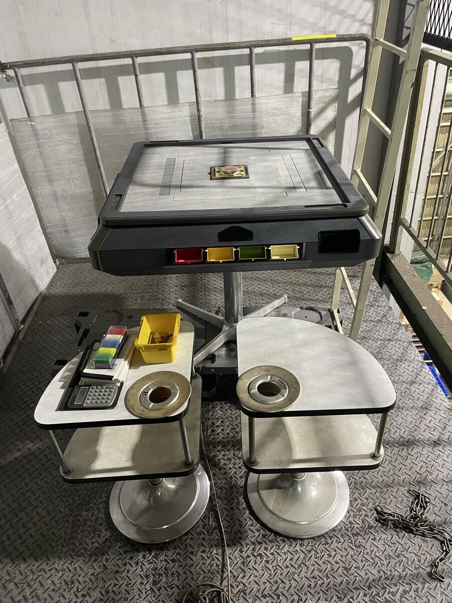 中古】全自動麻雀卓 自動卓 AM-9401A型 電元オートメーション 動作確認