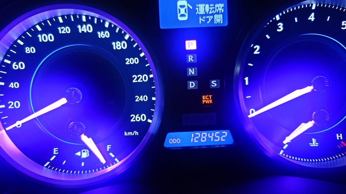 スバル レガシィ BP5 tuned by STI 純正 スピードメーター 260km 5MT車 