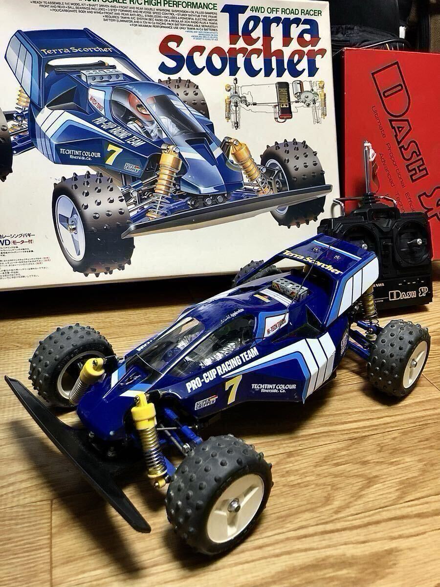 A1412] TAMIYA ラジコン 1/10 ネオ スコーチャー ブルーメタリック(TT