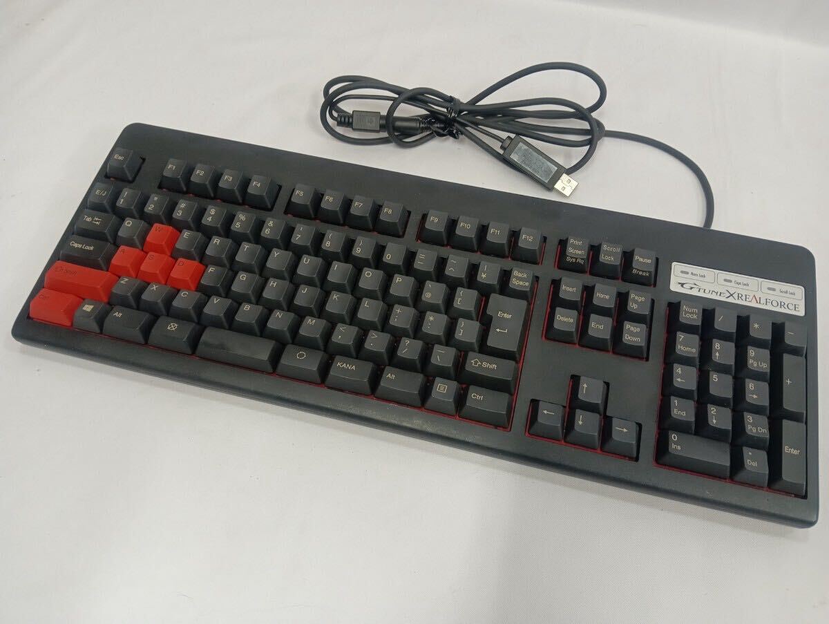 【動作確認済】G-Tune×REALFORCE コラボキーボード SI01M0 中古】G Tune REALFORCE ゲーミングキーボード SI01MOの落札情報詳細