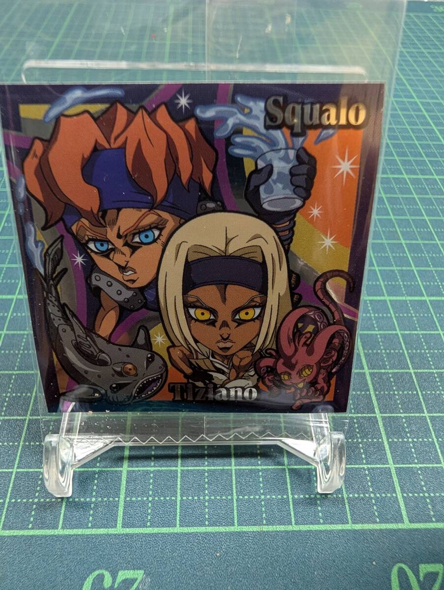 ジョジョの奇妙な冒険 黄金の風 缶バッジ 「覚悟」とは スクアーロ