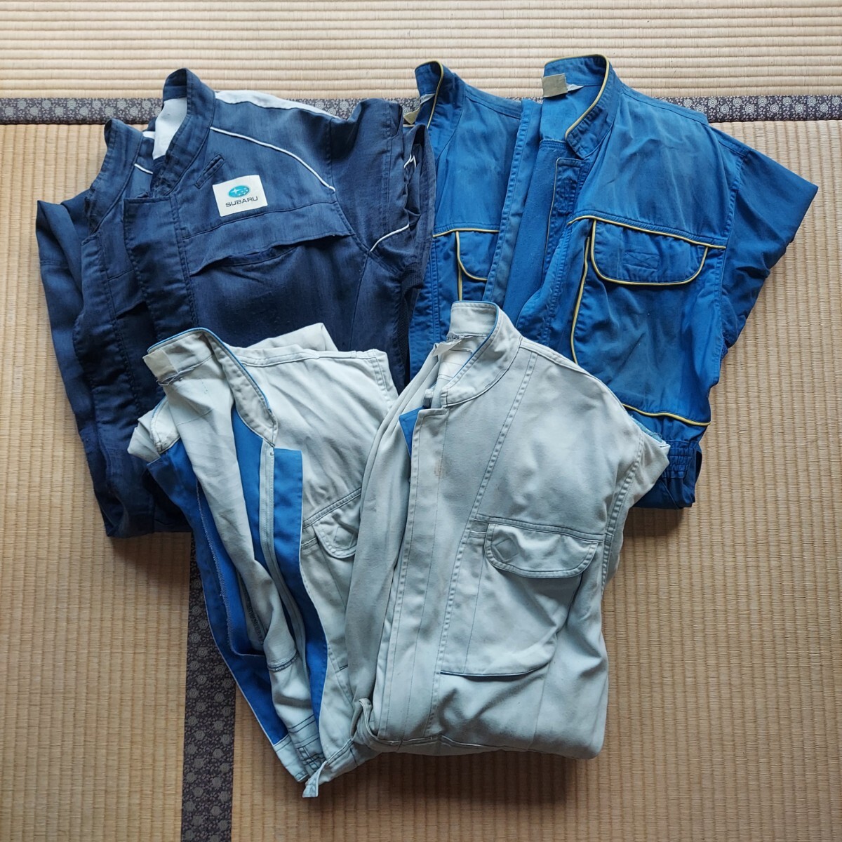 岡*志様 美品 SUBARU スバル つなぎ 半袖 作業着 Lサイズ オールイン 岡*志様 美品 SUBARU スバル つなぎ 半袖 作業着 Lサイズ オールイン