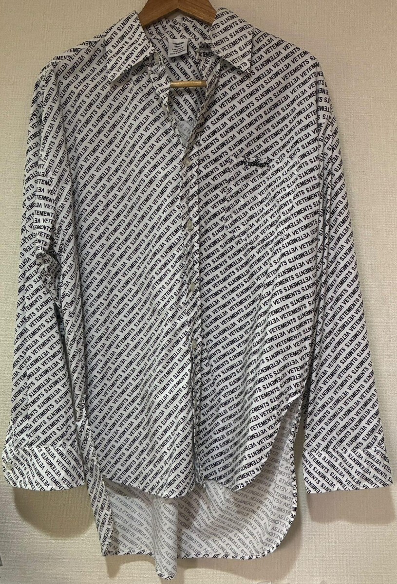 新品】XS 登坂広臣着用 新品正規品 VETEMENTS 18FW Drinking Problem
