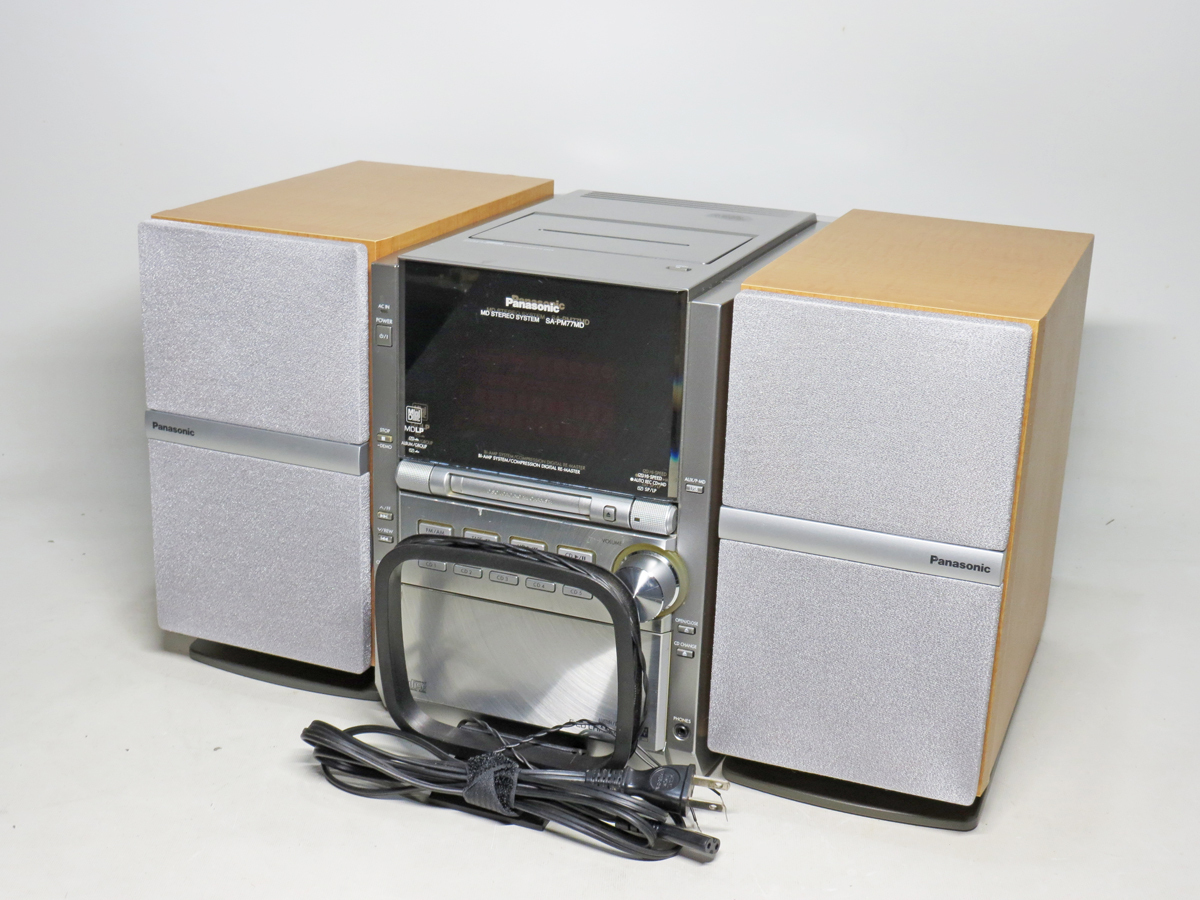 中古】【Panasonic】パナソニック SC-HD75MD CD MD コンポ 5CD 5MD