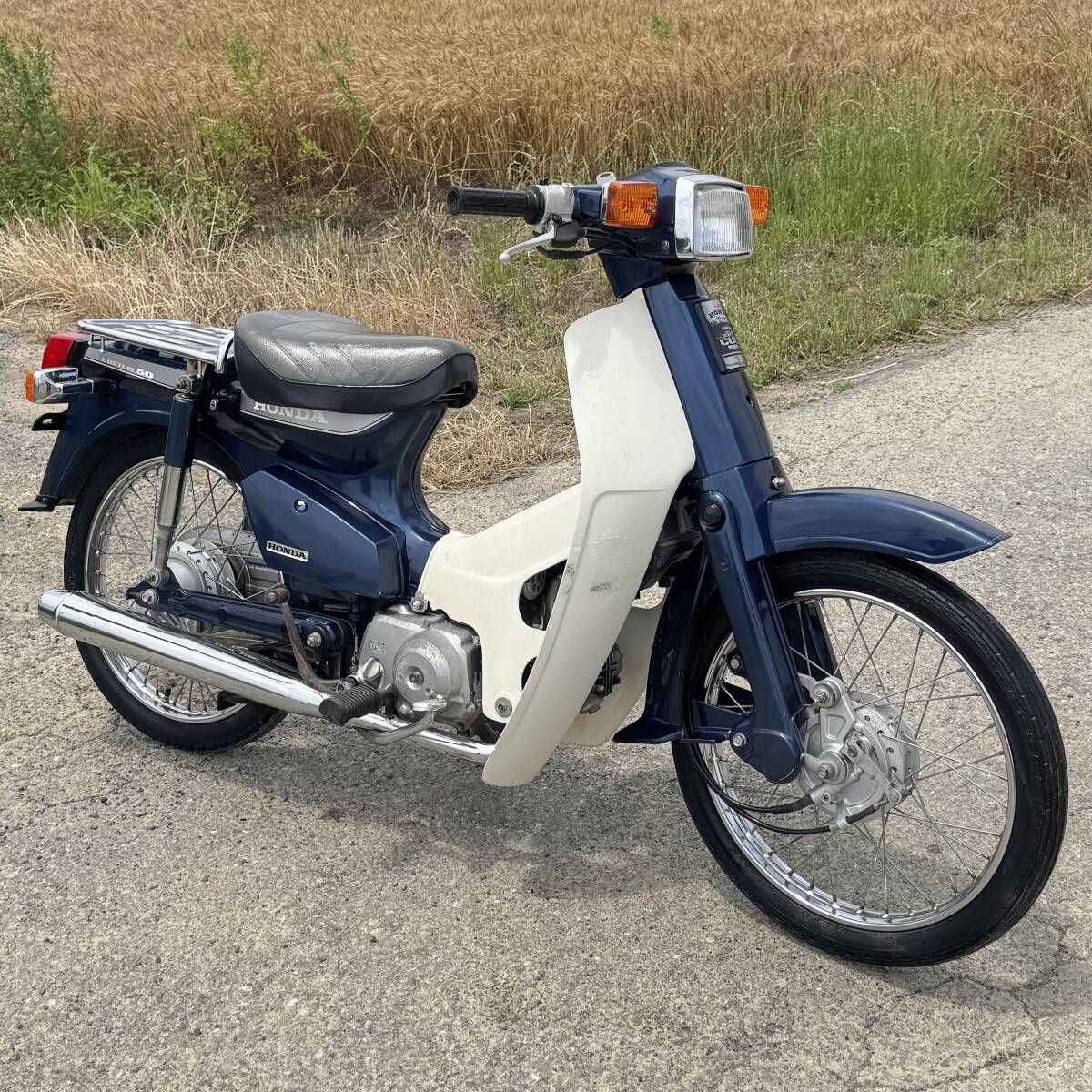 中古品 リトルカブ AA01 純正 エンジン 4速 セル付 実働外し メーター