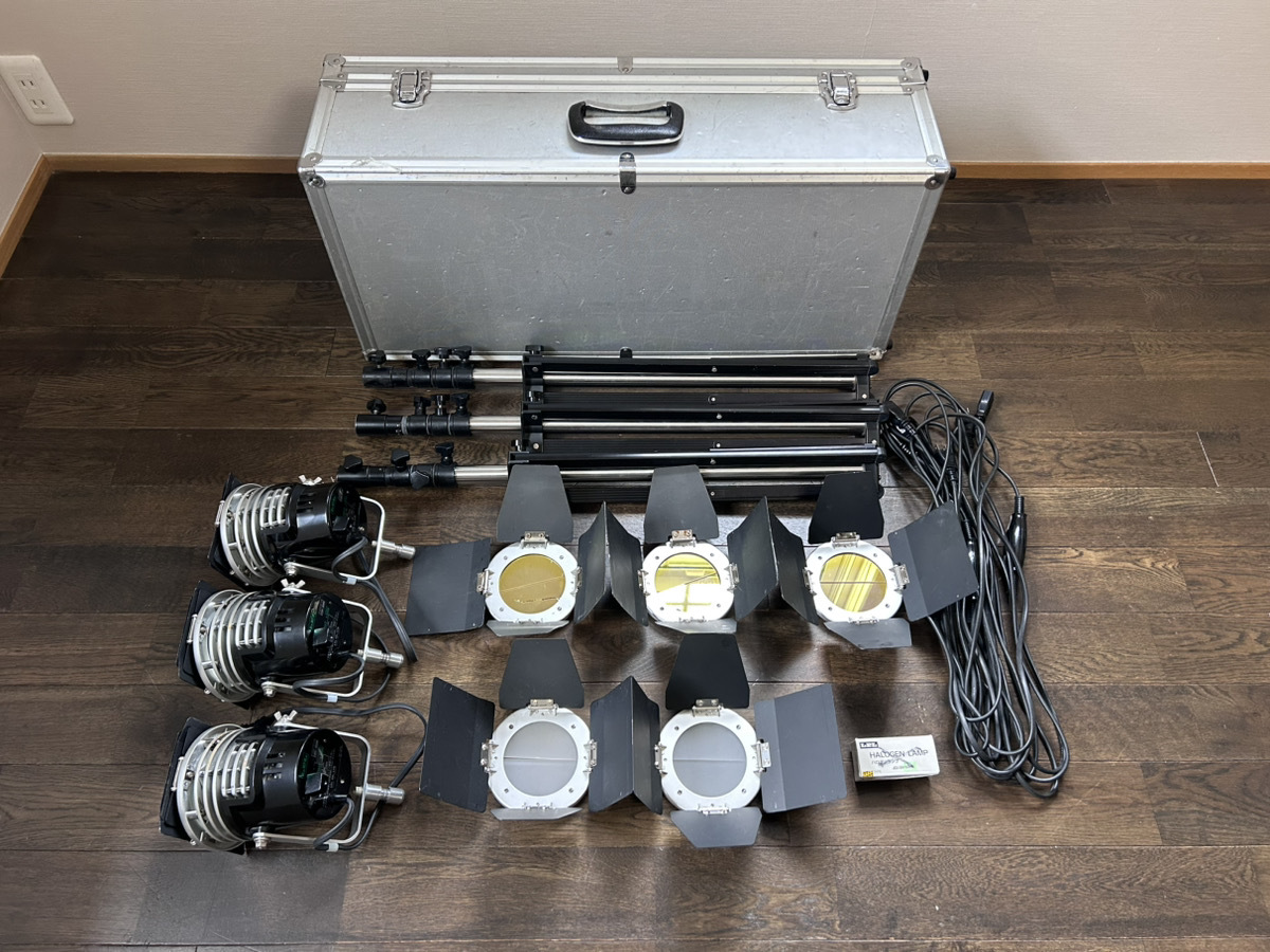 ☆モリタ☆格安☆ α-LIGHT アルファライト 新品ハロゲン球3つ LCR-1