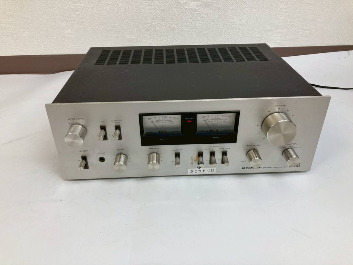 通電OK PIONEER/パイオニア パワーアンプ SM-850 AC100V 50/60Hz 入力