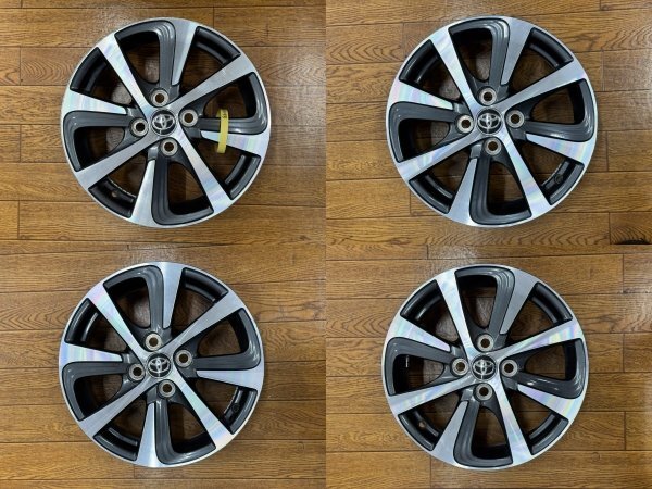 トヨタ カローラフィールダー pcd100 6j 4本 4穴 スチール ホイール