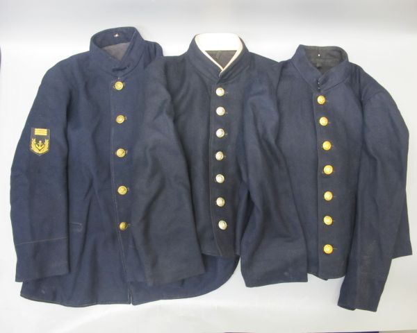 傷や汚れあり】日本海軍 飛行兵長制服 7つボタン 昭和19年兵長 海軍