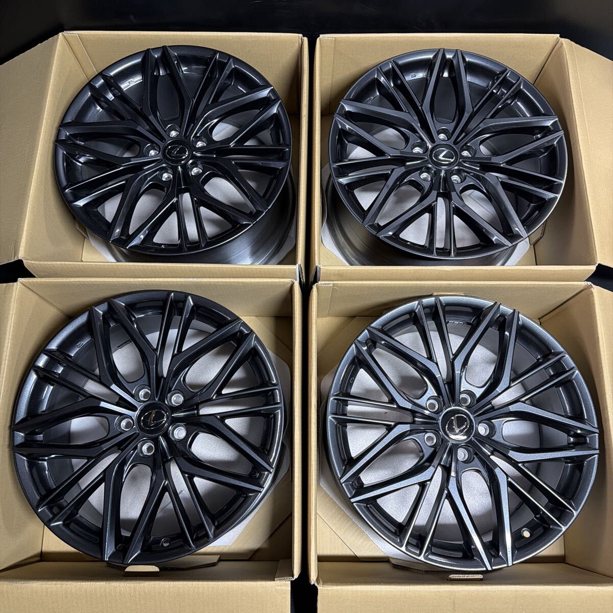 希少鍛造美品】レクサス LEXUS IS F 後期 純正オプション 19in 8J +45 