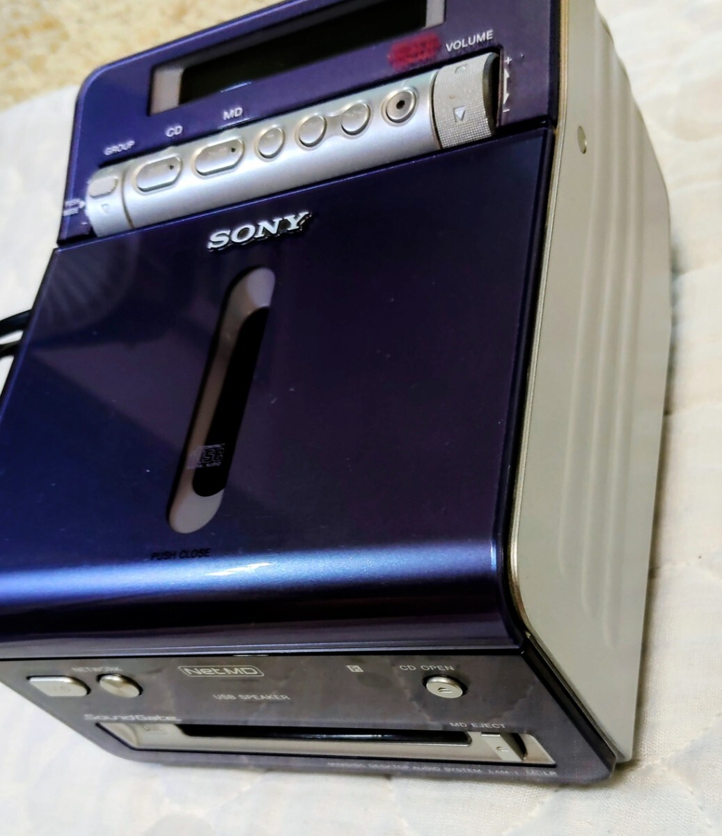 ☆SONY LAM-X1ソニーHi-MDディスクトップオーディオ☆動作品 訳有の