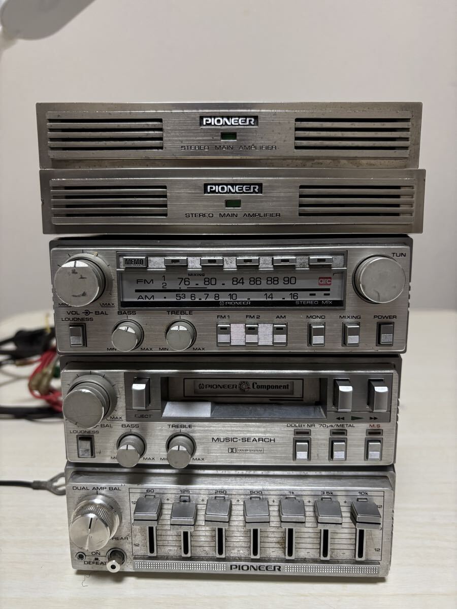 パイオニア PIONEER ロンサムカーボーイ カセットデッキ アンプ
