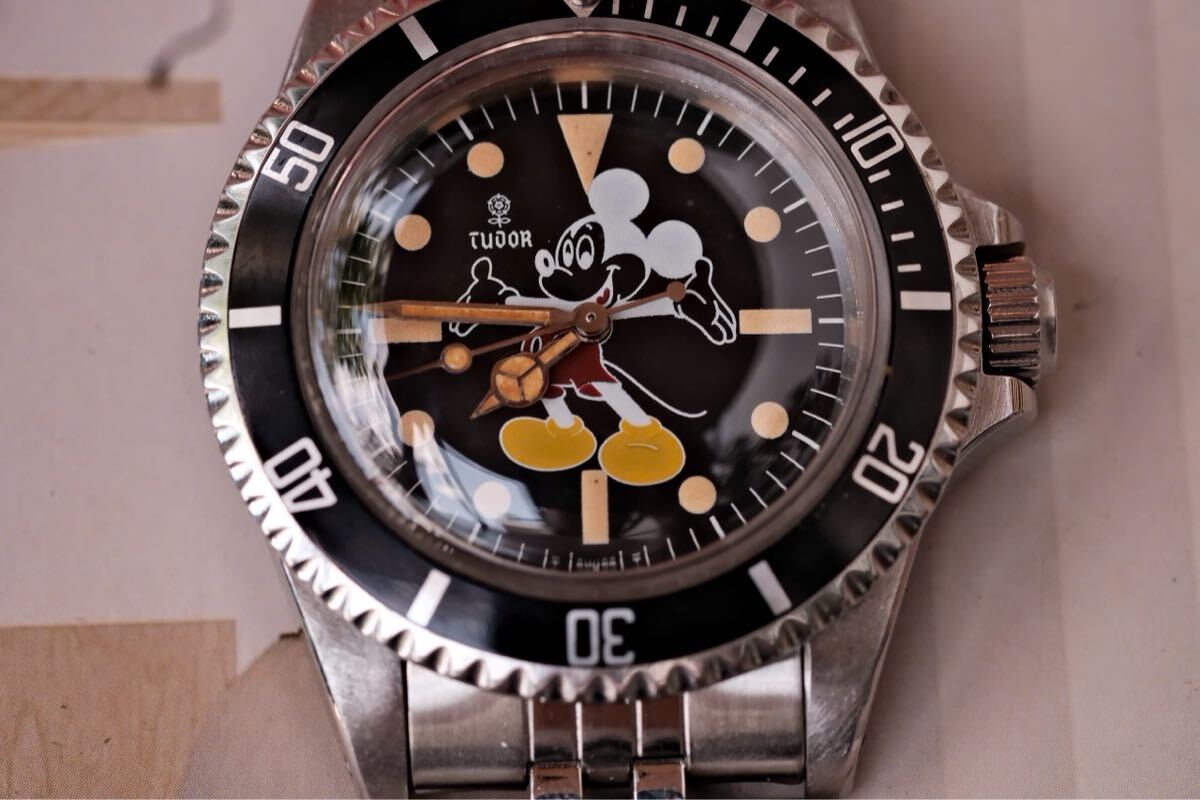 TUDOR 自動巻き時計 ミッキーマウス文字盤 中古】TUDOR チュードル リダン ミッキーマウス文字盤 自動巻 動作品