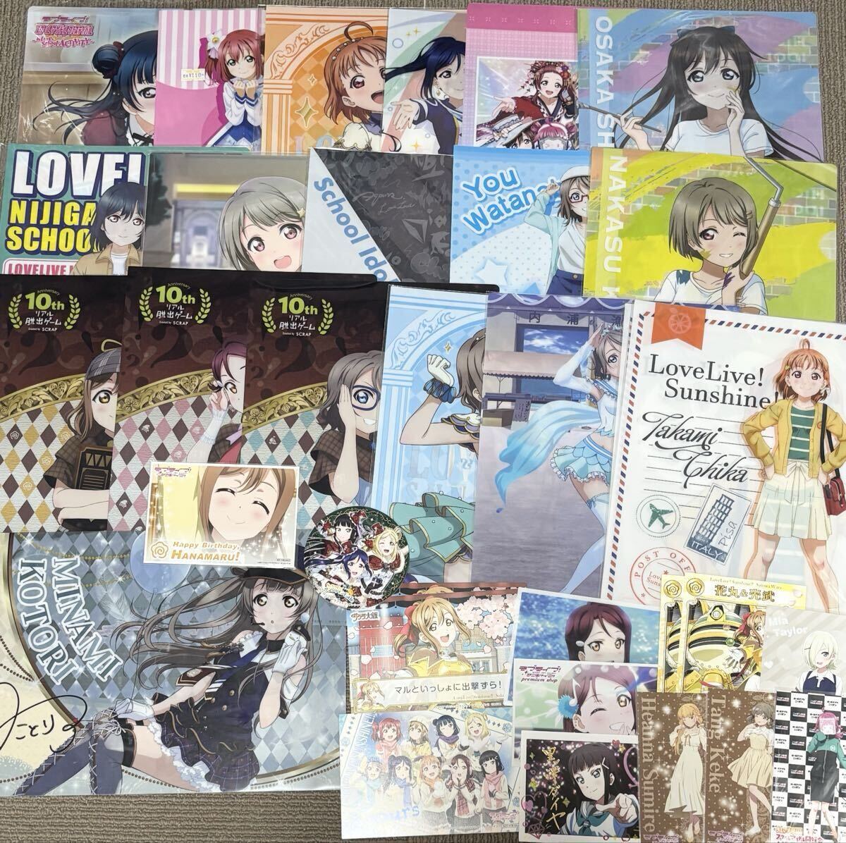 ラブライブ サンシャイン ファンミ 直筆サイン入り 伊波杏樹/高海千歌