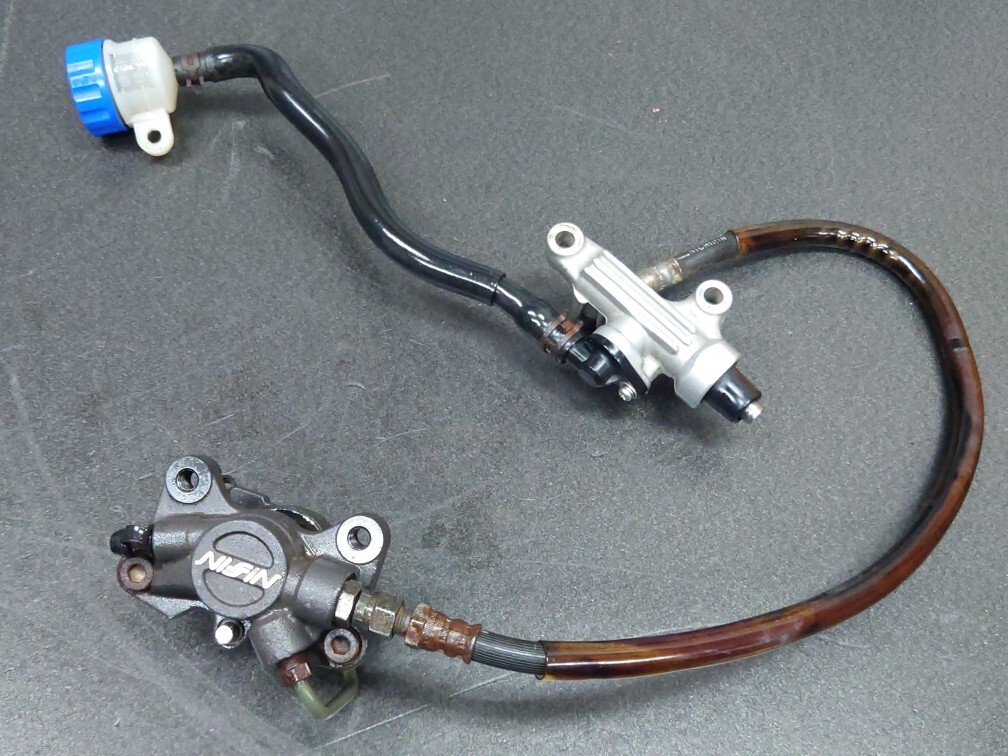 希少 CBX400F リアマスターブレーキホース 復刻 パステルロード 廃盤