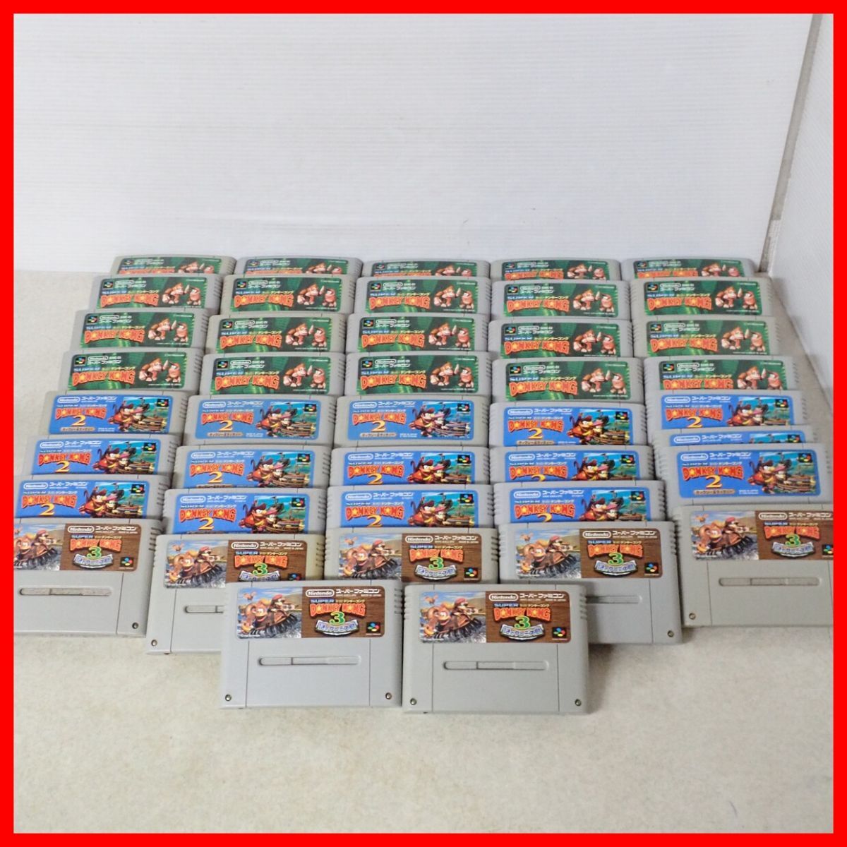 059Q812B00▽タカラ ドンキーコング ドンキーファミリー ソフビ 4体