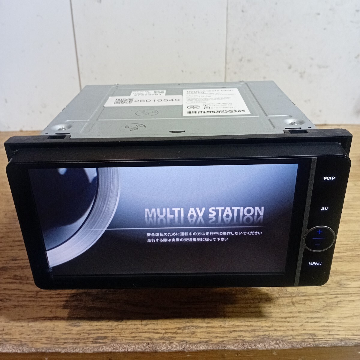 目立った傷や汚れなし】(美品) トヨタ純正ナビ NHZD-W62G地図データ