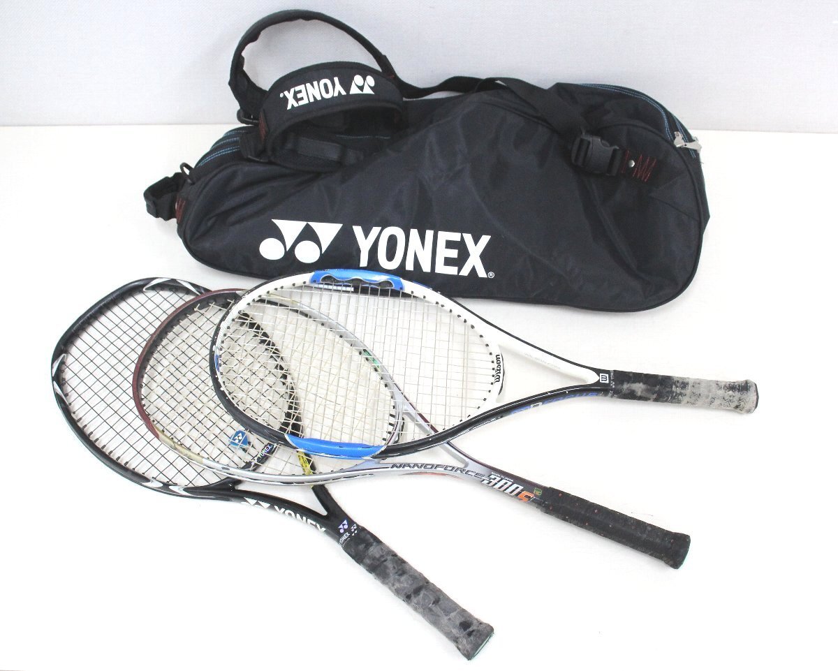 中古】◇中古 YONEX NANOFORCE200S 軟式用テニスラケット ナノフォース