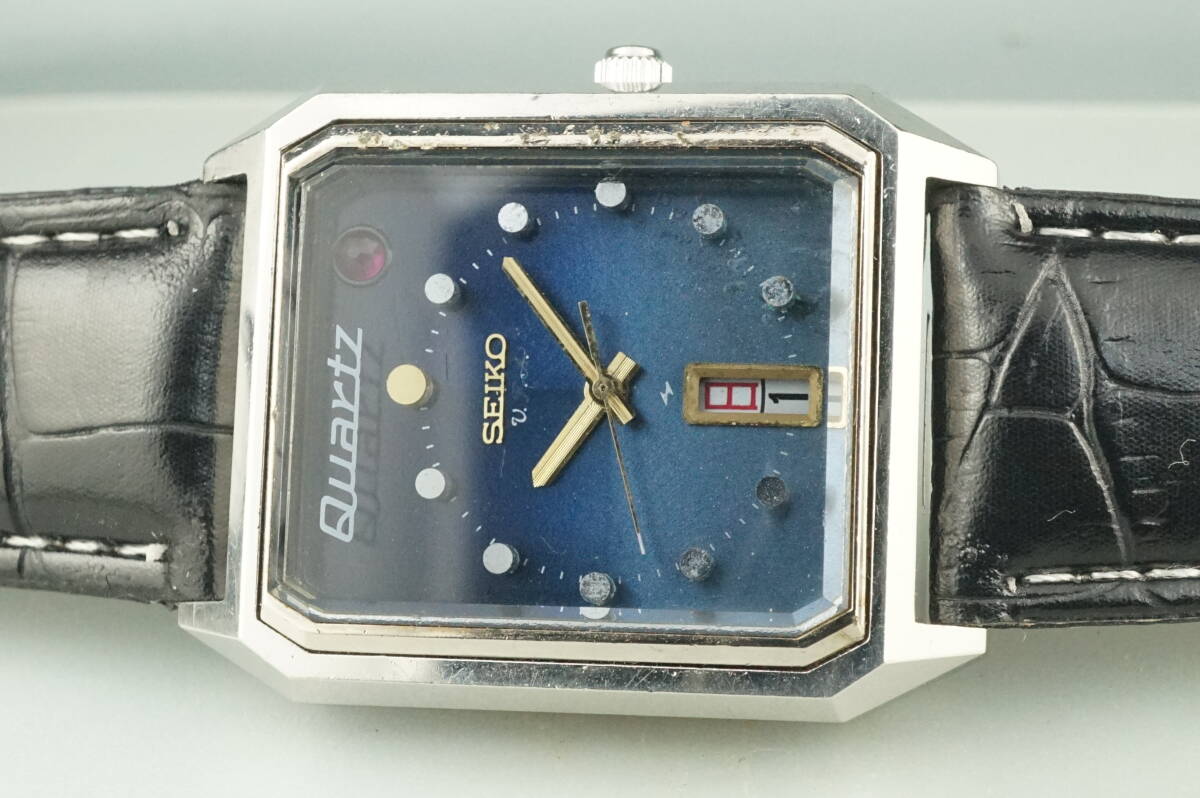 SEIKO QUARTZ セイコー クォーツ 7431-5120 スクエア型ケース メンズ