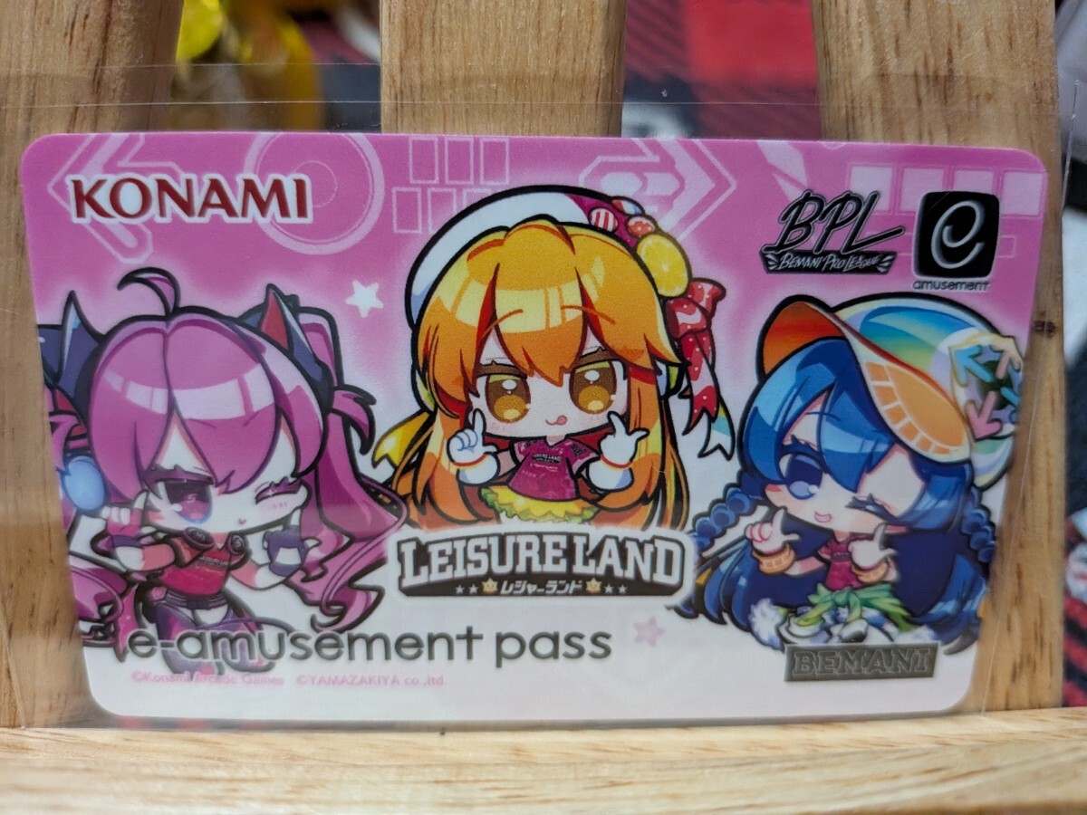 新品】初期 e-amusement pass e-pass 赤パス イーパス コナミ KONAMI