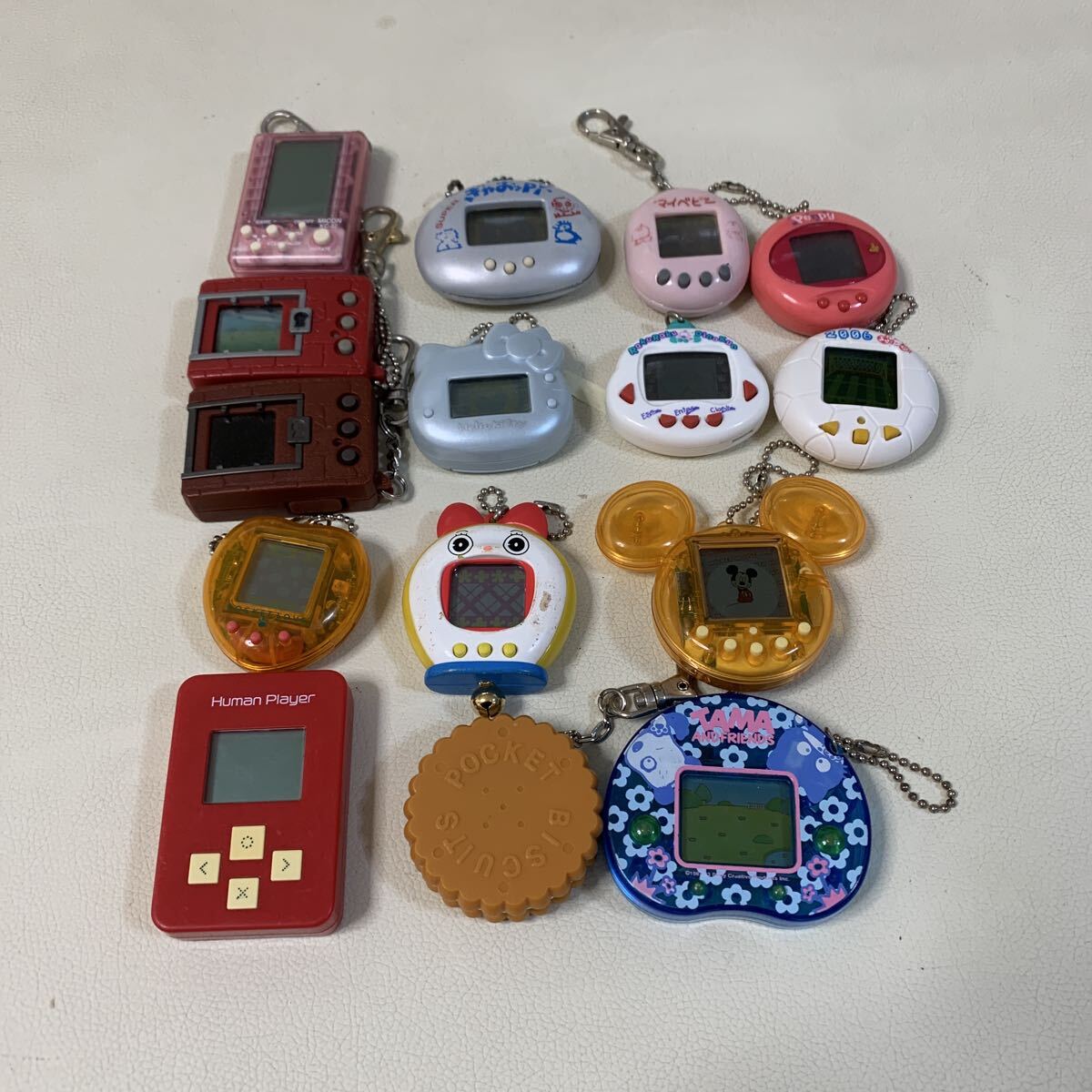 作動・機能OK！たまごっち メスっち ケース＆説明書付き（クリア