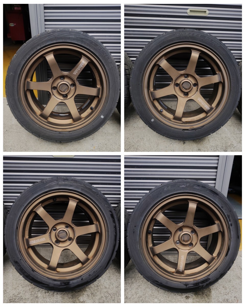 ENKEI Racing NT03 16インチ 7J+35 4H-100 ハブ径73mm 165/50R16 4