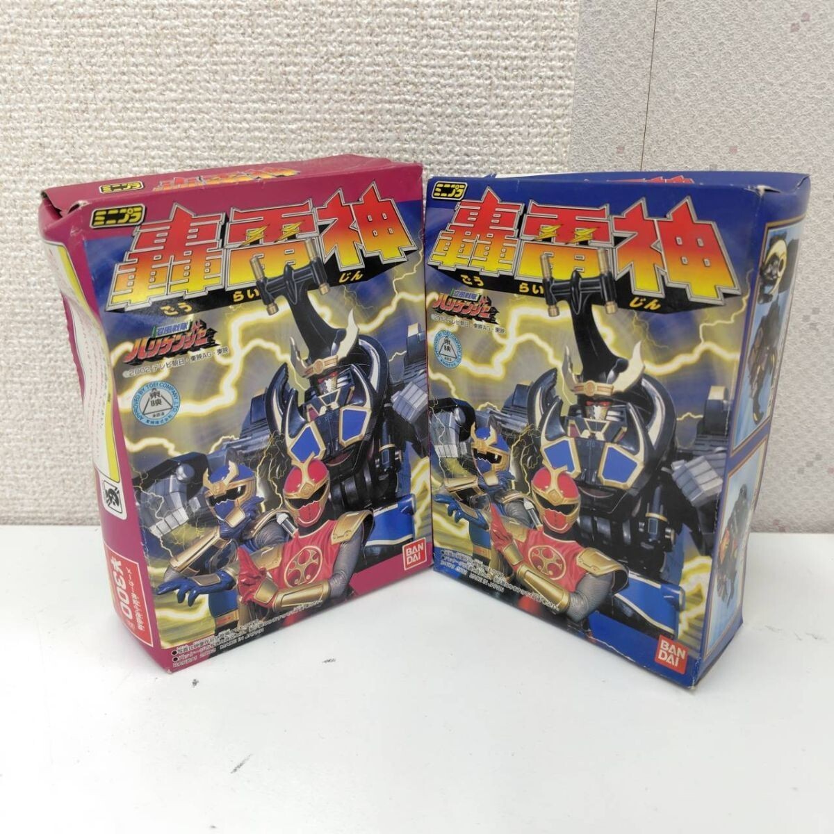 マチョきんまん　ハリケンジャー 天雷旋風神 ミニプラ 2種セット 未組立 マチョきんまん ハリケンジャー 天雷旋風神 ミニプラ 2種セット 未組立