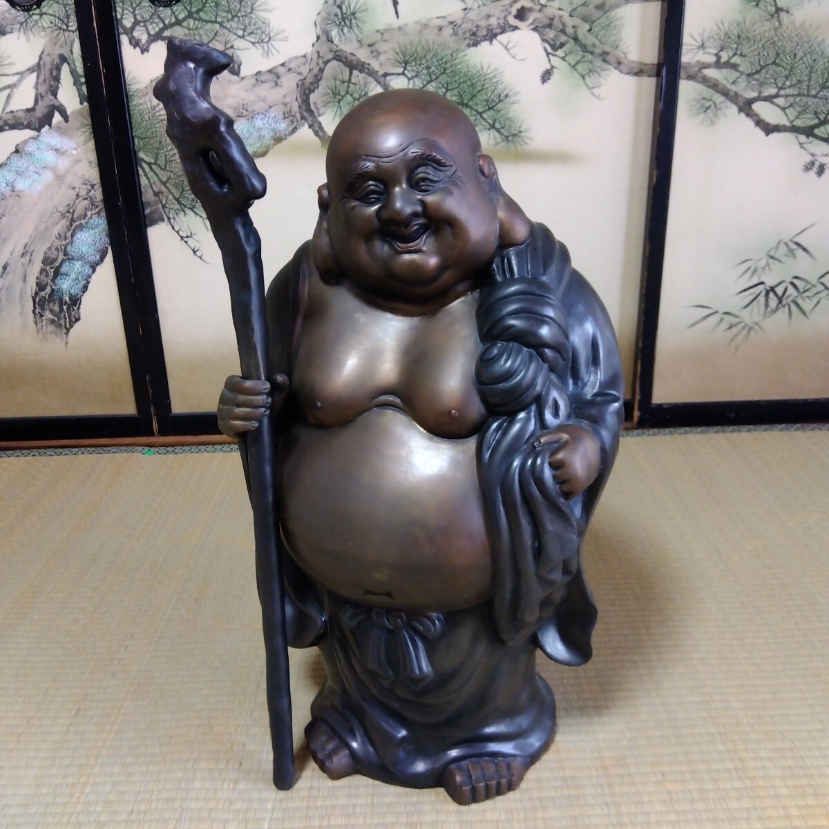 中古】日展彫刻家 三枝惣太郎作 裸婦像 高65cm 重量8.5㎏ 【オブジェ