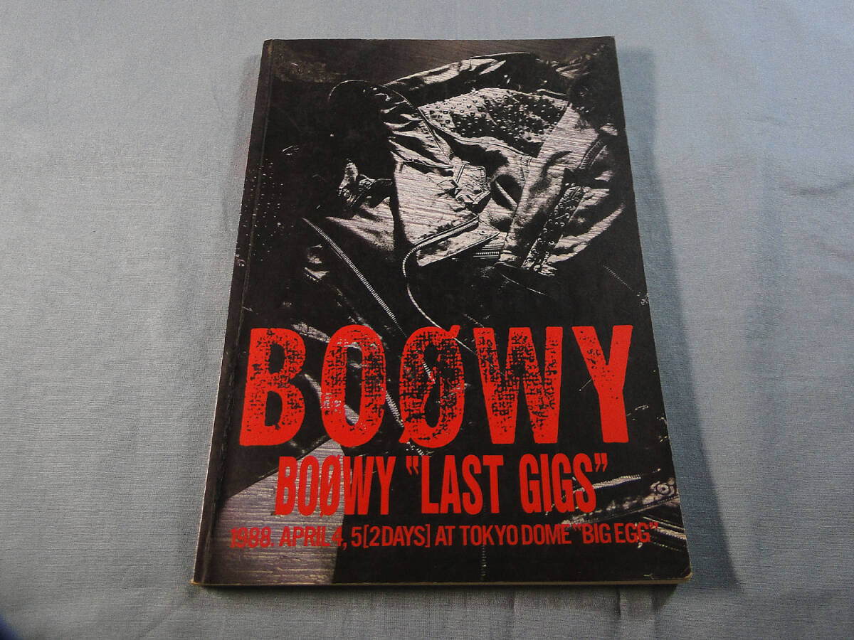 中古】BOOWY ポスター LAST GIGS 88445 TOKYO DOME A1 氷室京介 布袋