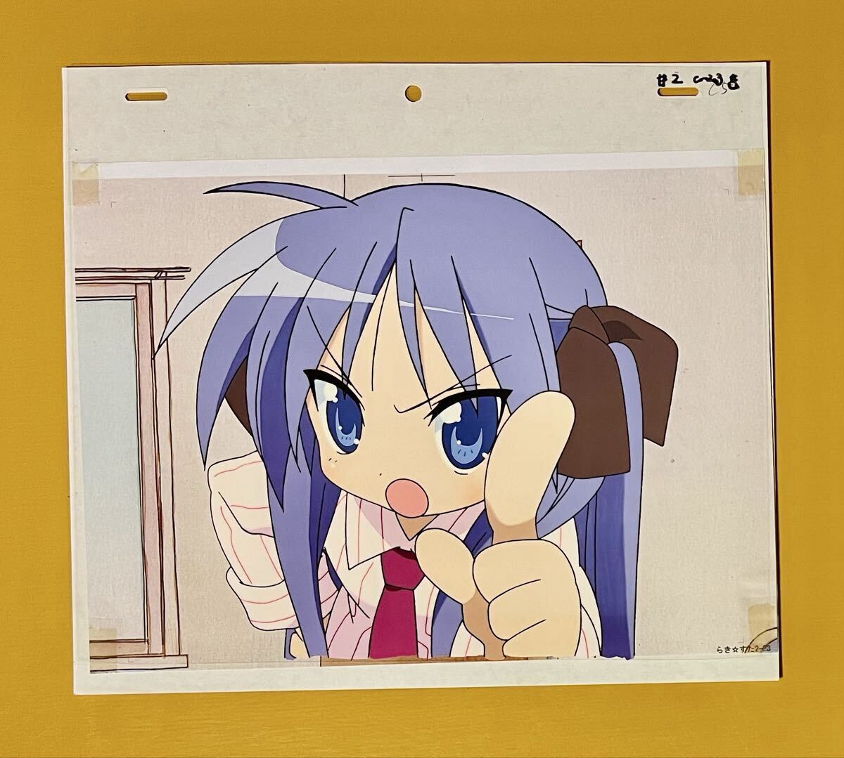 新品】描き下ろし 生動画 京アニショップ らき☆すた らきすた 原画