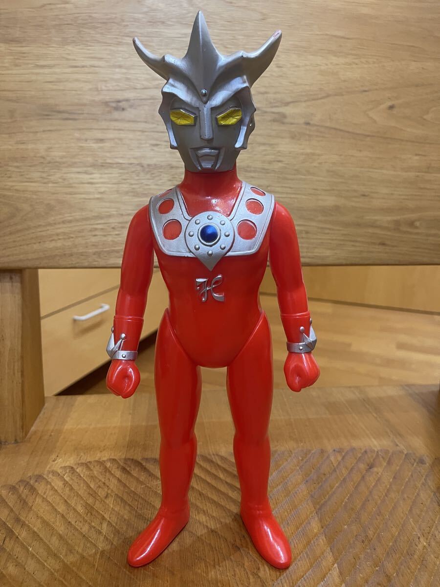 傷や汚れあり】☆ソフビ ブルマァク ウルトラマンレオ 高さ 約27cm/約